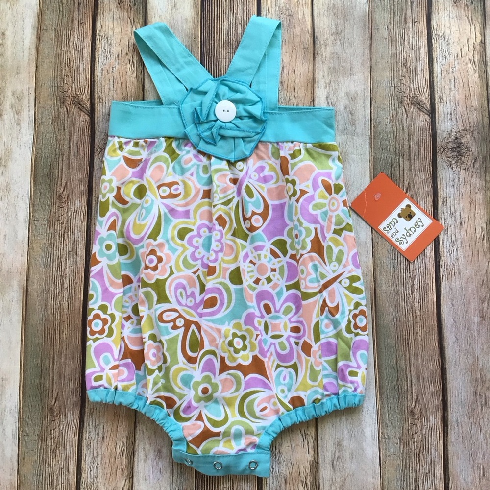 NWT Sam & Sydney Big Bloom Bubble